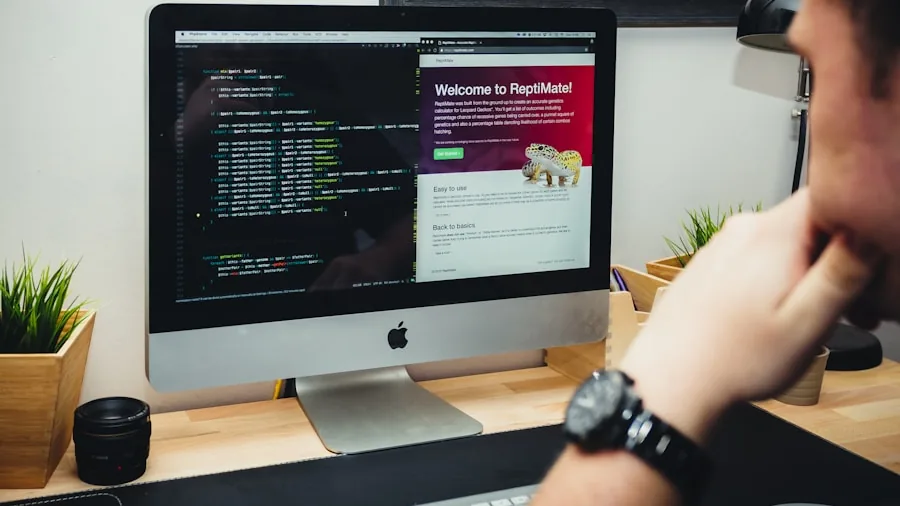 The %product_count% Best 1440p Monitors 6 Person reviewing monitor specifications and warranty documentation at desk, assessing long-term value