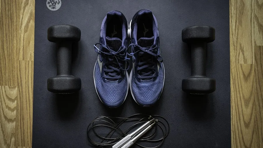 The %product_count% Best Kettlebells 4 Person setting down kettlebell on cushioned gym flooring in home workout space
