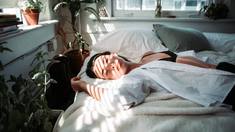 The 12 Best Portable Air Conditioners 4 Person sleeping soundly in a calm, quiet bedroom environment during daytime