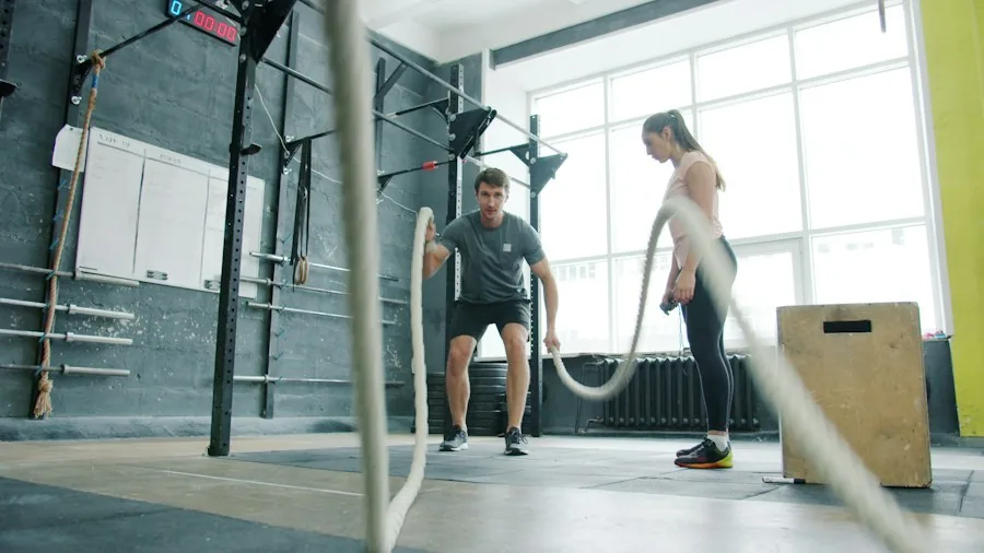 7 Tips for Choosing Winning Fitness Products That Actually Deliver Results 2 person testing sports equipment gym