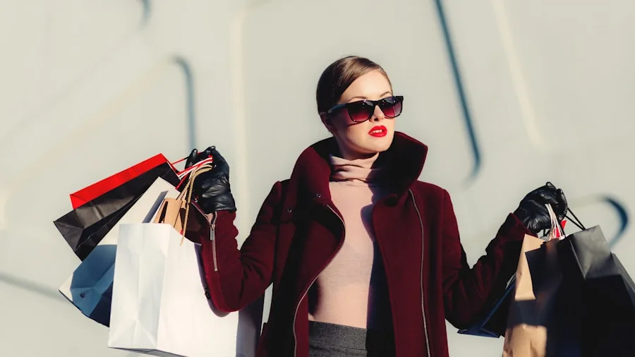 Person thoughtfully comparing product options while making a purchasing decision