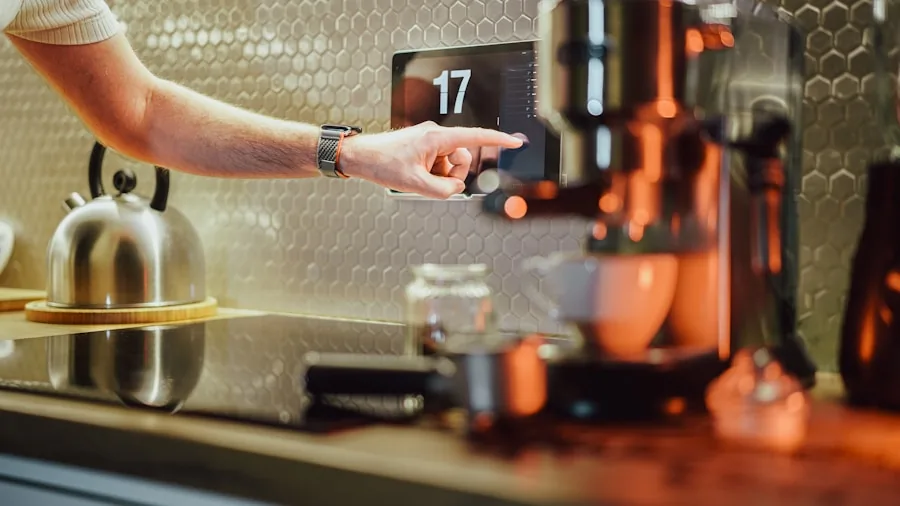 The %product_count% Best Refrigerators 4 Person using smartphone to control connected kitchen appliances in modern home