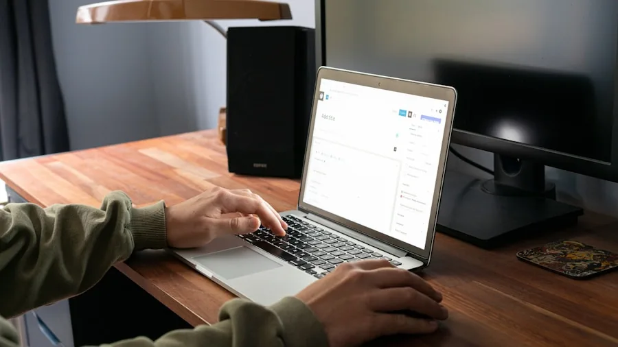 The %product_count% Best Keyboards 3 Person working at wooden desk with focused typing posture and natural lighting