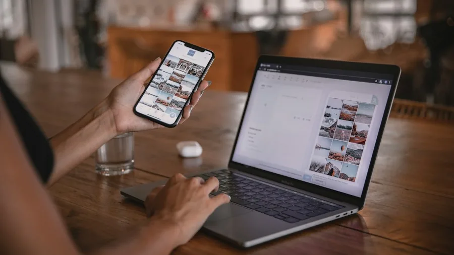 Google's New Laptop Pre-Orders Start September 21 What Shoppers Need to Know 2 person working with laptop and smartphone