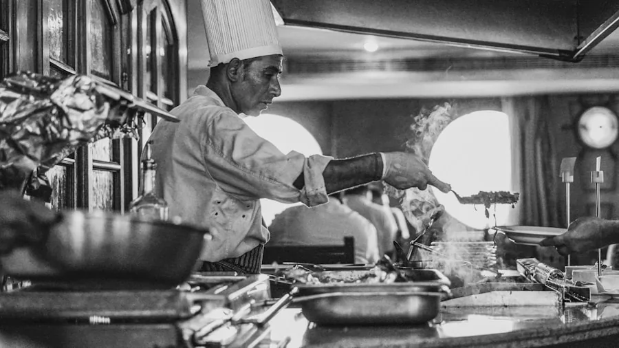 The %product_count% Best Cookware Sets 2 Professional chef using high-quality cookware set while preparing food in a home kitchen