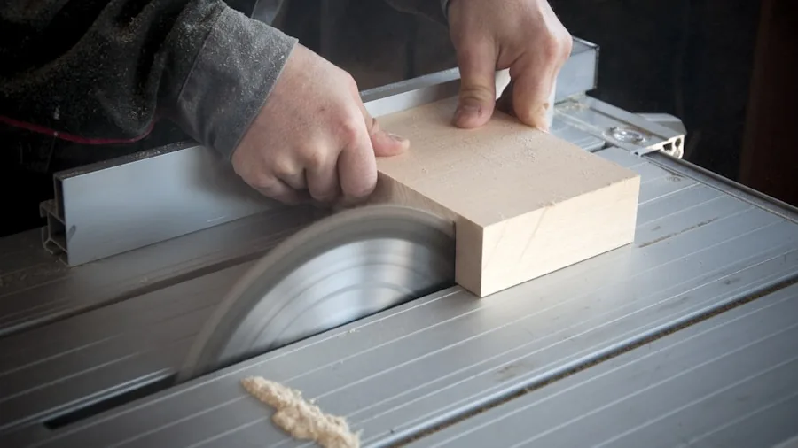 The %product_count% Best Reciprocating Saws 3 Professional tradesperson efficiently switching saw blades during woodworking project in workshop