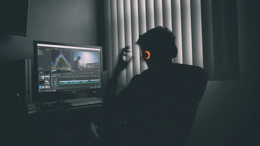The %product_count% Best Laptops for Video Editing 2 Professional video editor working on laptop with color grading interface visible in modern workspace