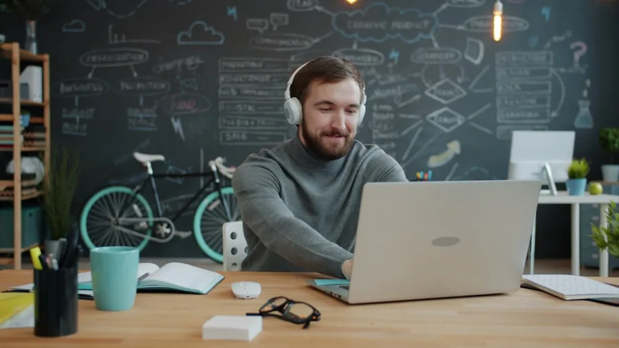 Bluetooth Multipoint Feature: What Shoppers Need to Know Before Buying Headphones 2 professional working at desk with headphones