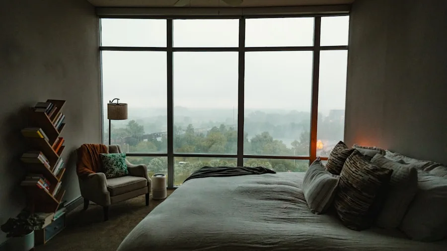 The 11 Best Air Purifiers 3 Serene bedroom interior with natural morning light streaming through windows, creating a calm sleeping environment