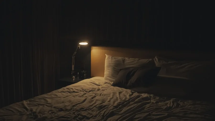 The 9 Best White Noise Machines 2 Serene bedroom with natural light filtering through curtains, creating a calm sleeping atmosphere
