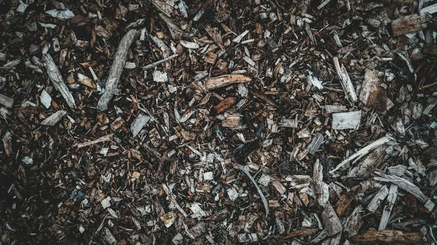 Fall Yard Cleanup Gives You Free Mulch for Your Garden 2 shredded leaves garden beds