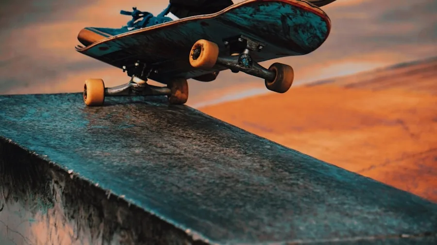 The %product_count% Best Skateboard Wheels 2 Skateboarder executing a flip trick on urban pavement, demonstrating technical skateboarding skill