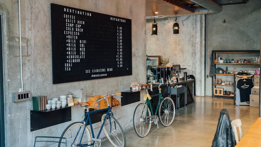 specialty coffee shop interior