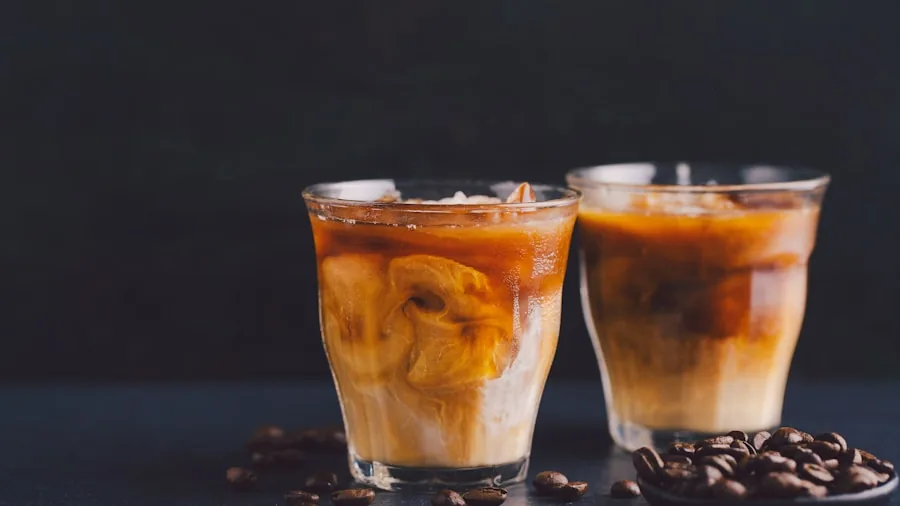 summer iced coffee refreshment