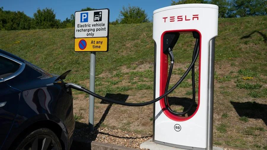 Tesla Emergency Drive Away Feature Launches: What EV Buyers Need to Know 2 Tesla Supercharger charging port cable