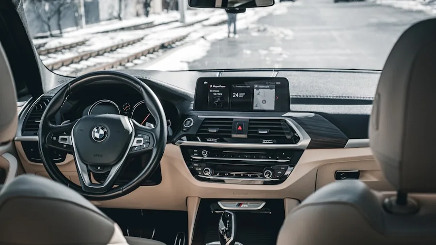 three row family SUV dashboard
