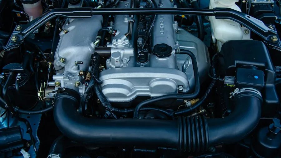 turbocharged engine components detail