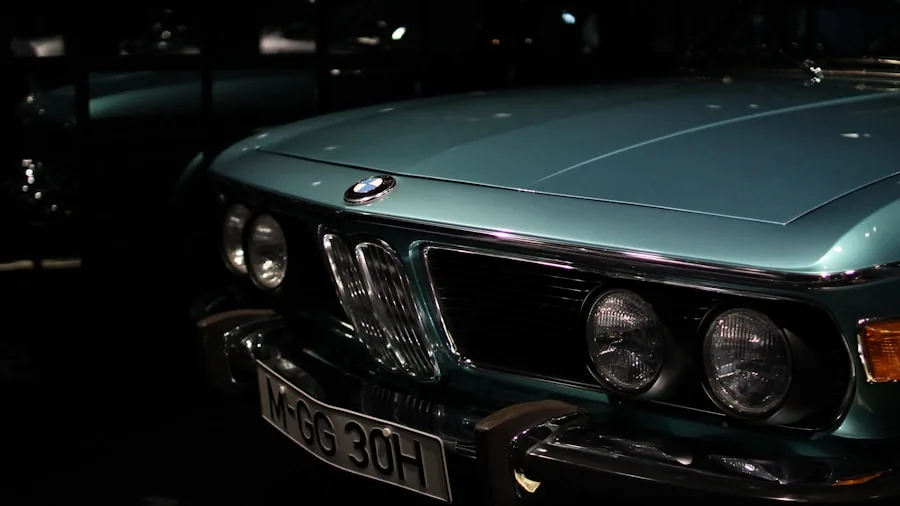 vintage BMW sports car styling