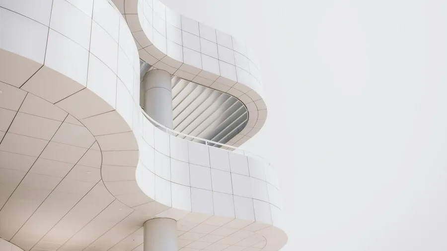 New Shanghai Coffee Shop Design Transforms Retail Experience: What Buyers Should Know 2 white architectural mesh design