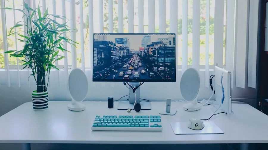 windows gaming setup desk