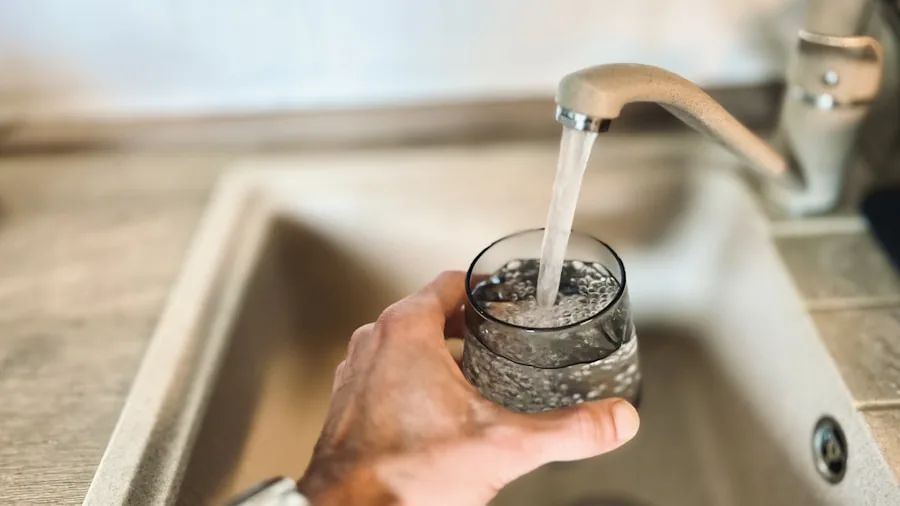 The 12 Best Water Filter Pitchers 2 Woman pouring filtered water into glass in modern kitchen, healthy hydration lifestyle