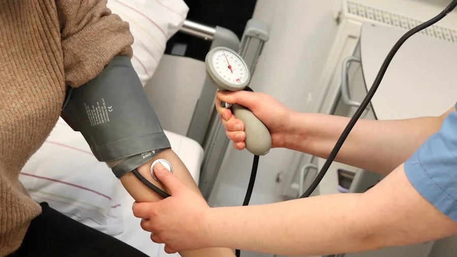 The %product_count% Best Blood Pressure Monitors 4 Woman taking blood pressure reading while sitting on airplane during business trip