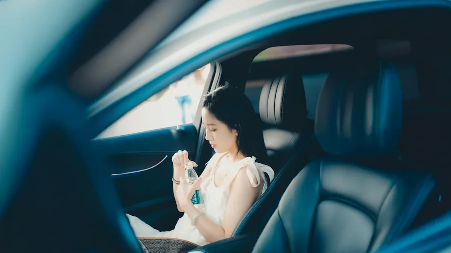 Young child enjoying a snack in a car seat during a drive, lifestyle moment